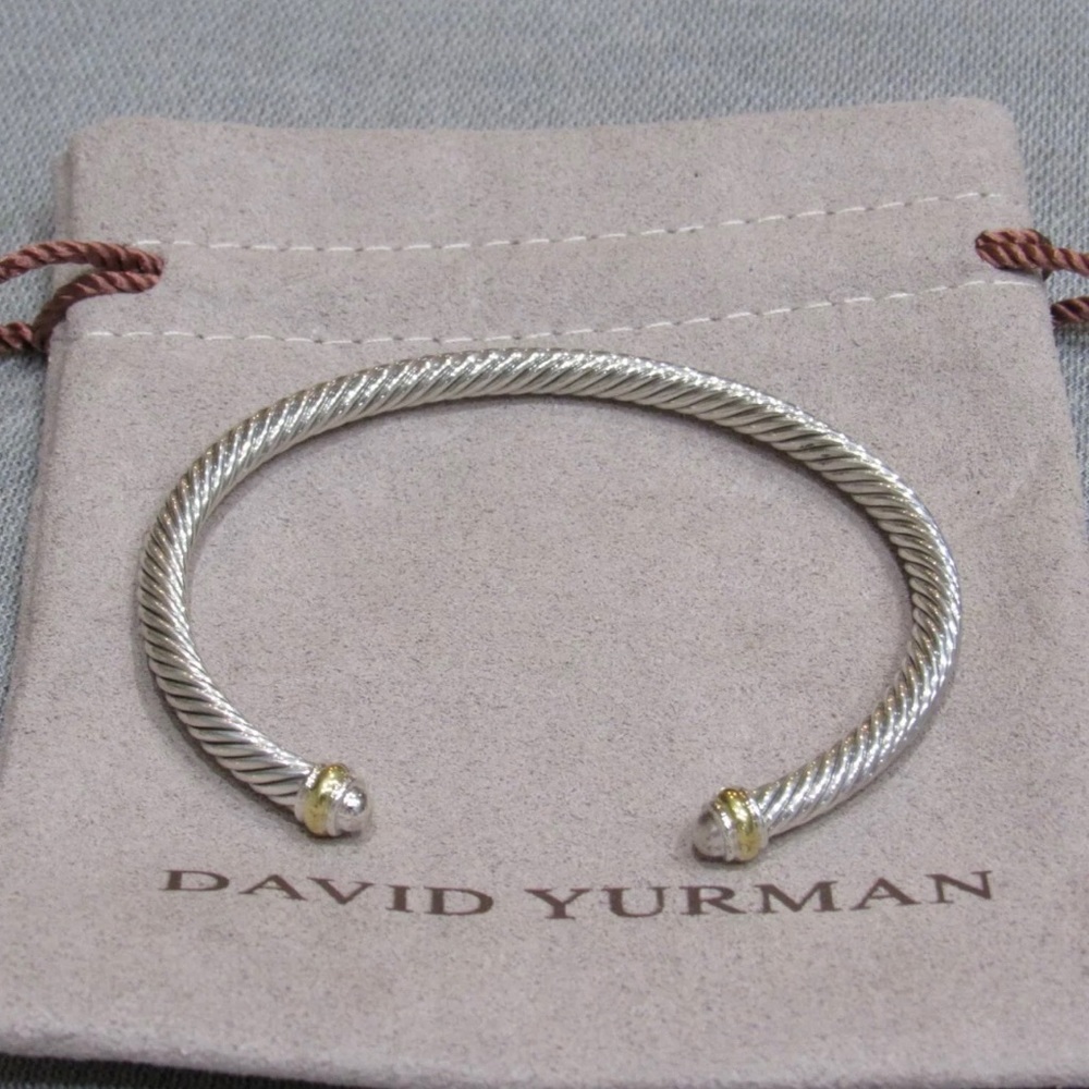 David Yurman 4mm cable classics cuff bracelet